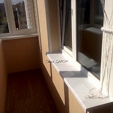 Внутренняя отделка балконов